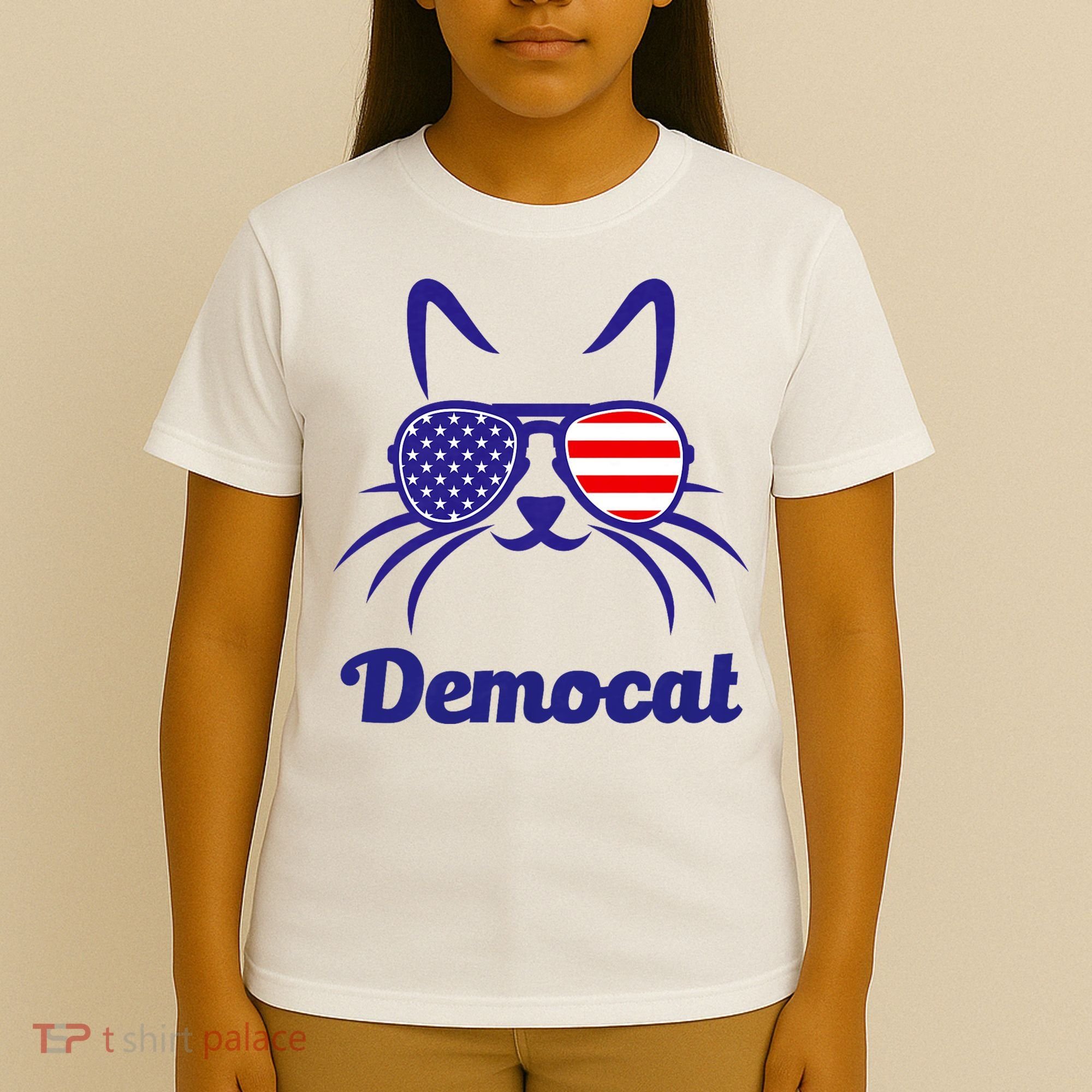 Democat Funny Cat Ladies For Kamala T-Shirt