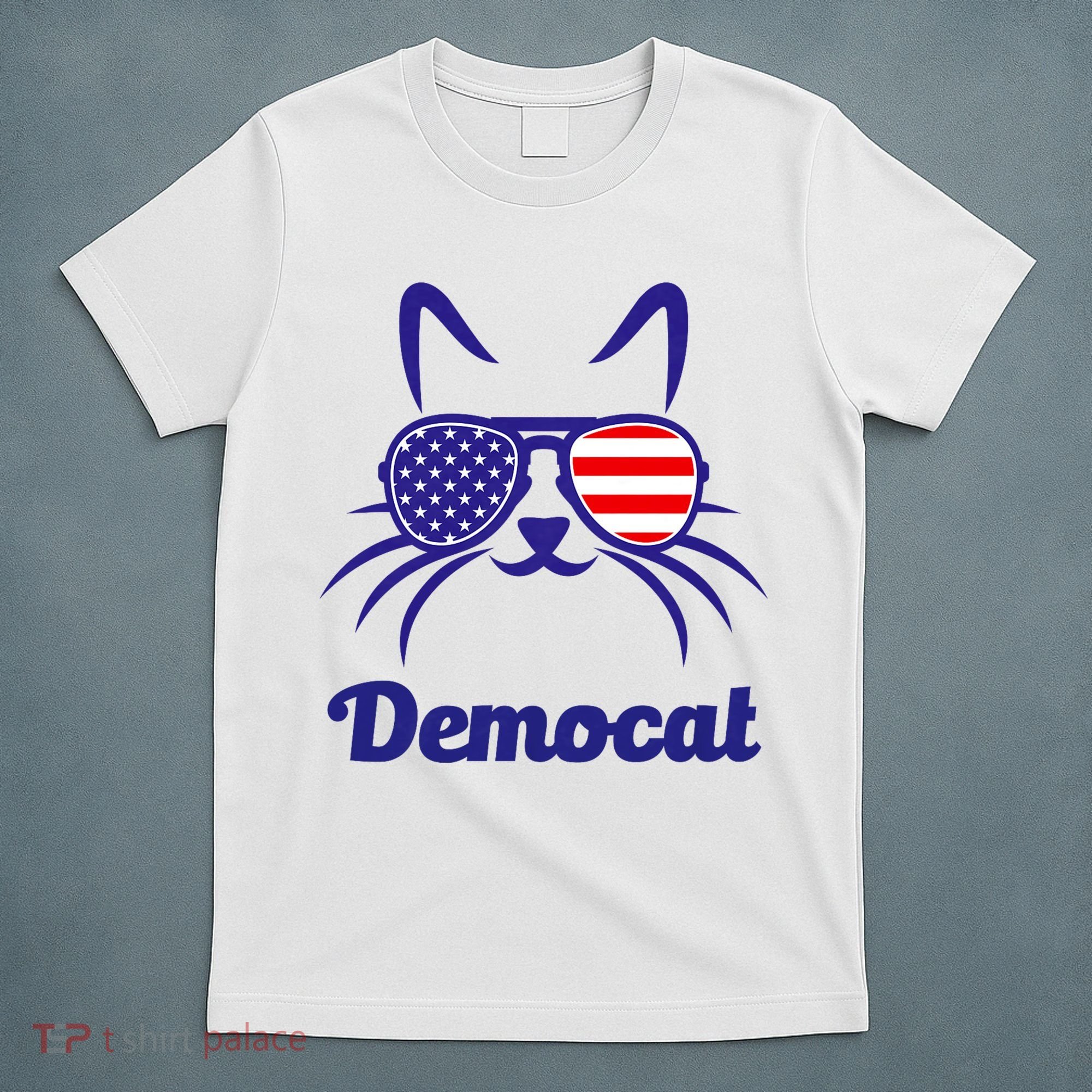 Democat Funny Cat Ladies For Kamala T-Shirt