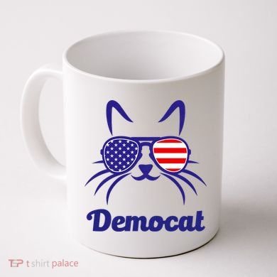 Democat Funny Cat Ladies For Kamala Coffee Mug
