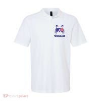 Democat Funny Cat Ladies For Kamala Polo thumb 0
