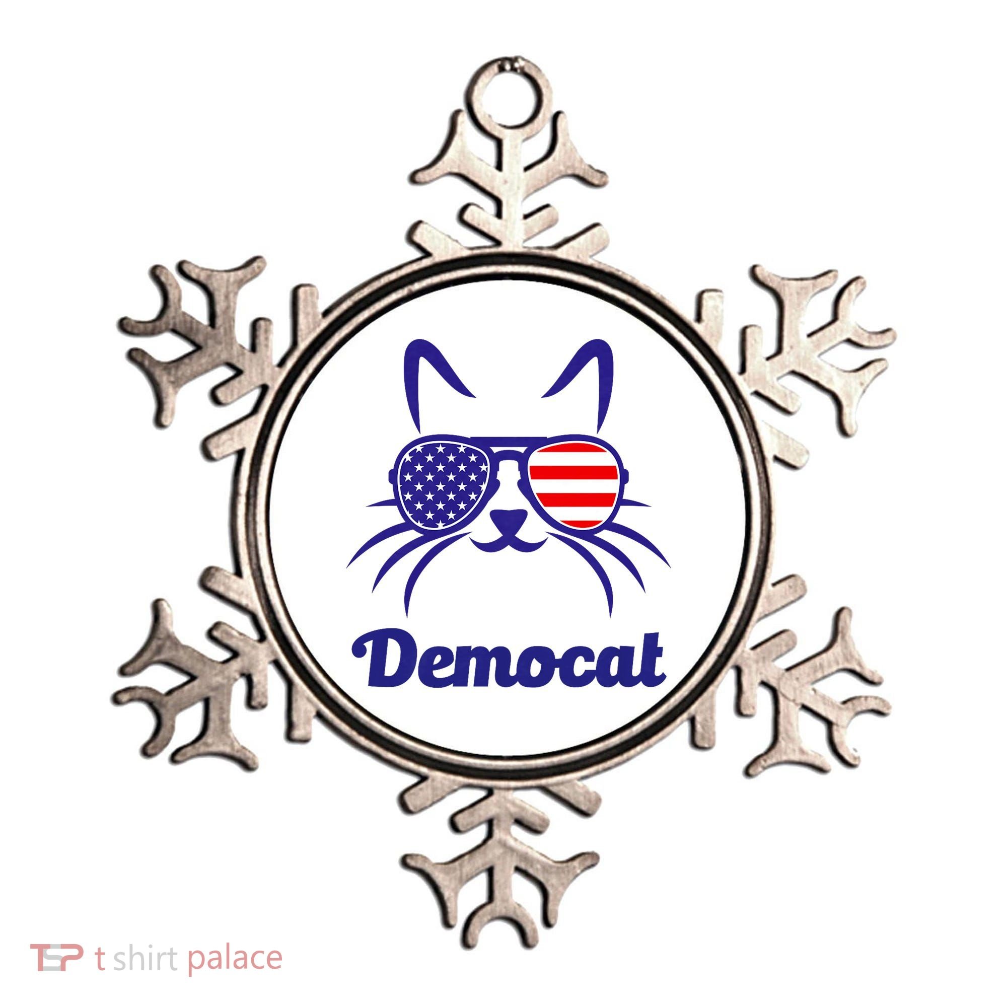 Democat Funny Cat Ladies For Kamala Ornament