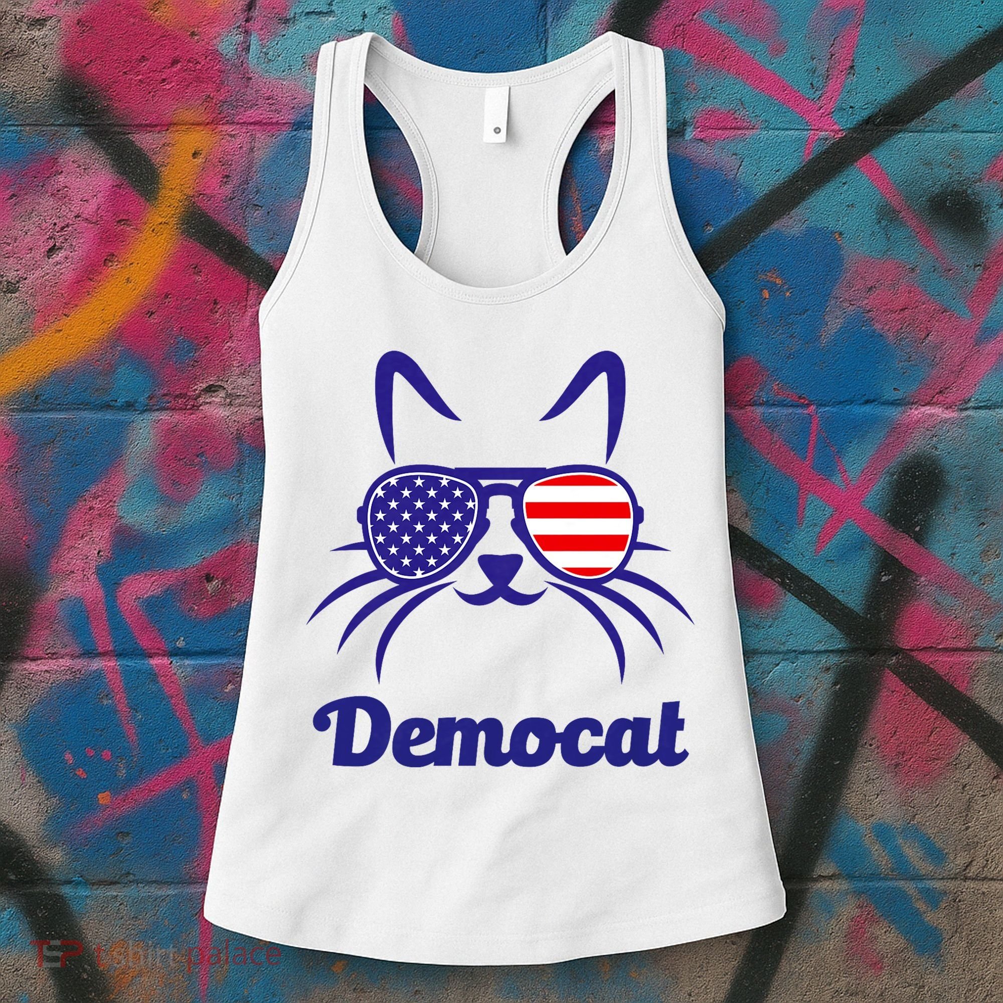 Democat Funny Cat Ladies For Kamala Women's Tank Top