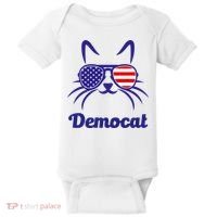 Democat Funny Cat Ladies For Kamala Baby Bodysuit thumb 0