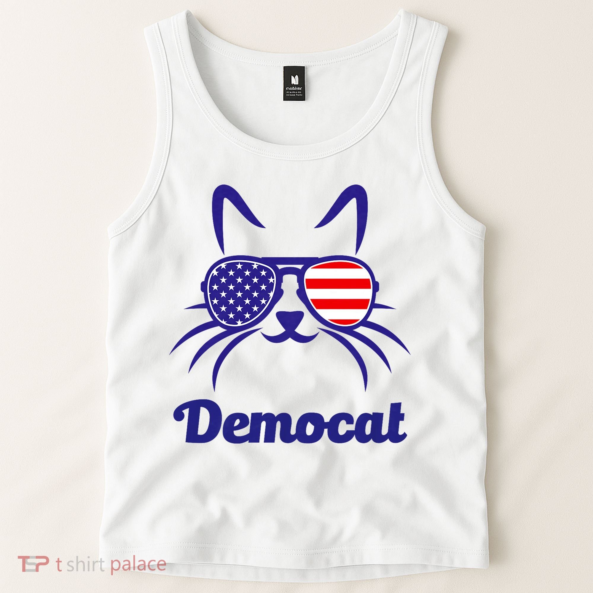 Democat Funny Cat Ladies For Kamala Tank Top