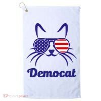Democat Funny Cat Ladies For Kamala Golf Towel thumb 0