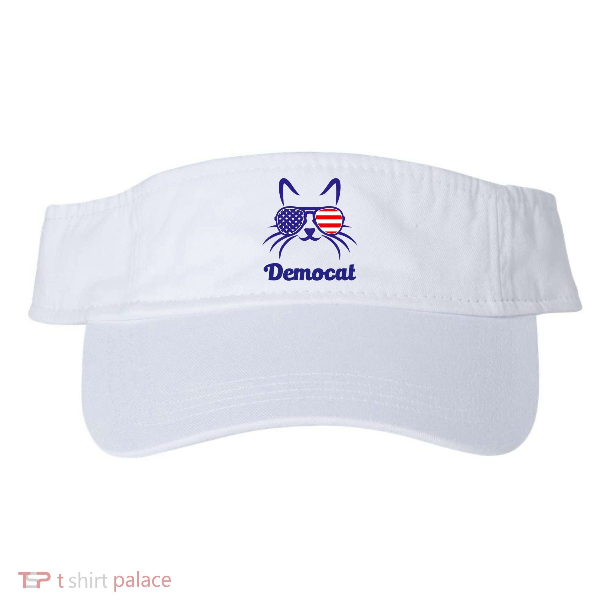 Democat Funny Cat Ladies For Kamala Visor