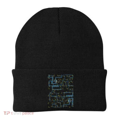 Dan Flashes Complicated Pattern Beanie