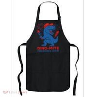 Dino-Mite Fireworks Crew, Dinosaur USA, American Flag  Apron thumb 0