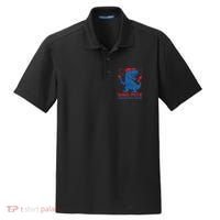 Dino-Mite Fireworks Crew, Dinosaur USA, American Flag  Dry Zone Grid Polo thumb 0
