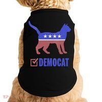 Democat Funny Cat Ladies For Kamala Yes We Kam Doggie Tank thumb 0