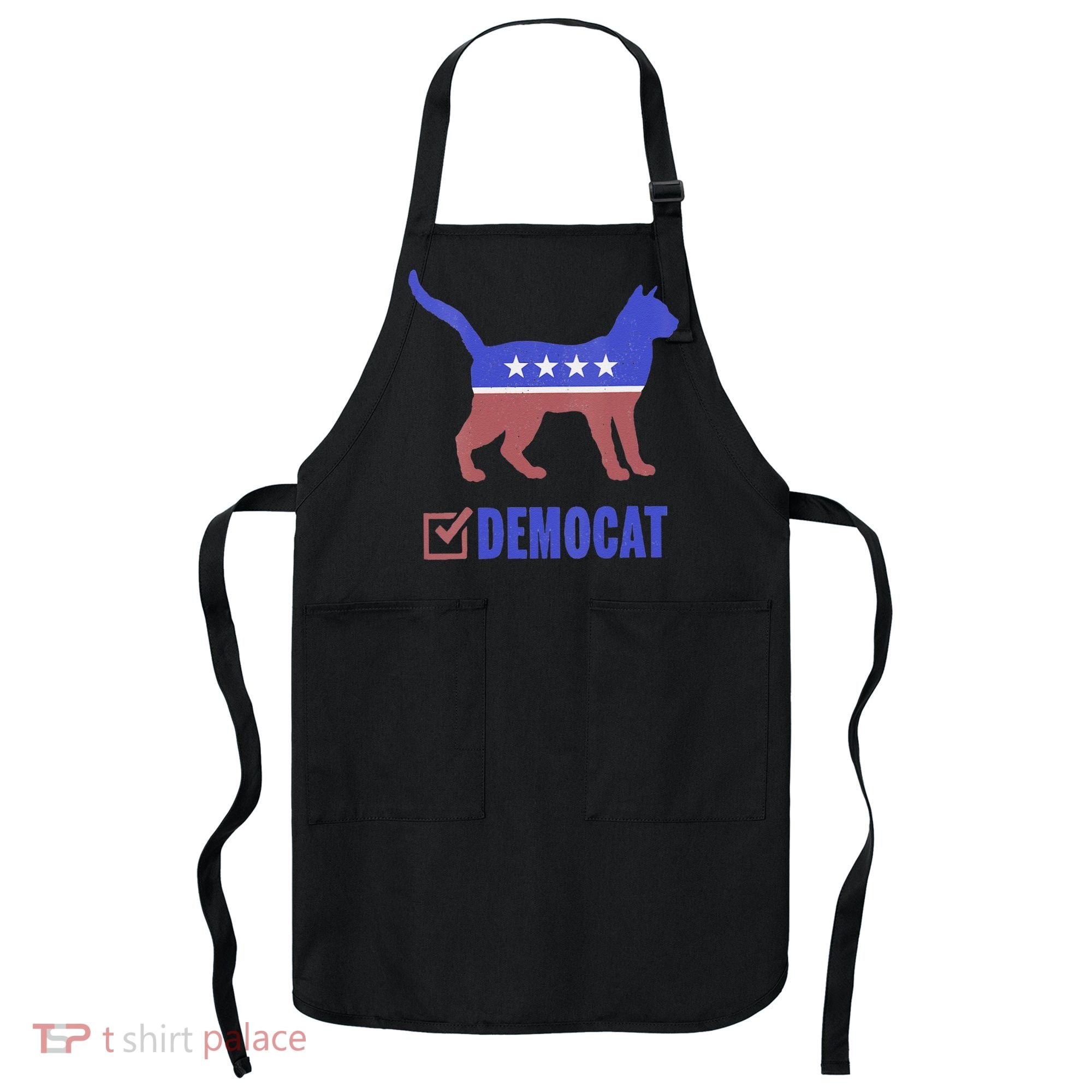 Democat Funny Cat Ladies For Kamala Yes We Kam Apron