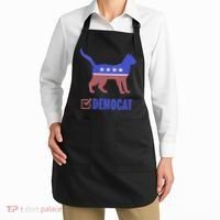 Democat Funny Cat Ladies For Kamala Yes We Kam Apron thumb 2