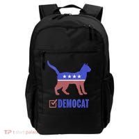 Democat Funny Cat Ladies For Kamala Yes We Kam Backpack thumb 0