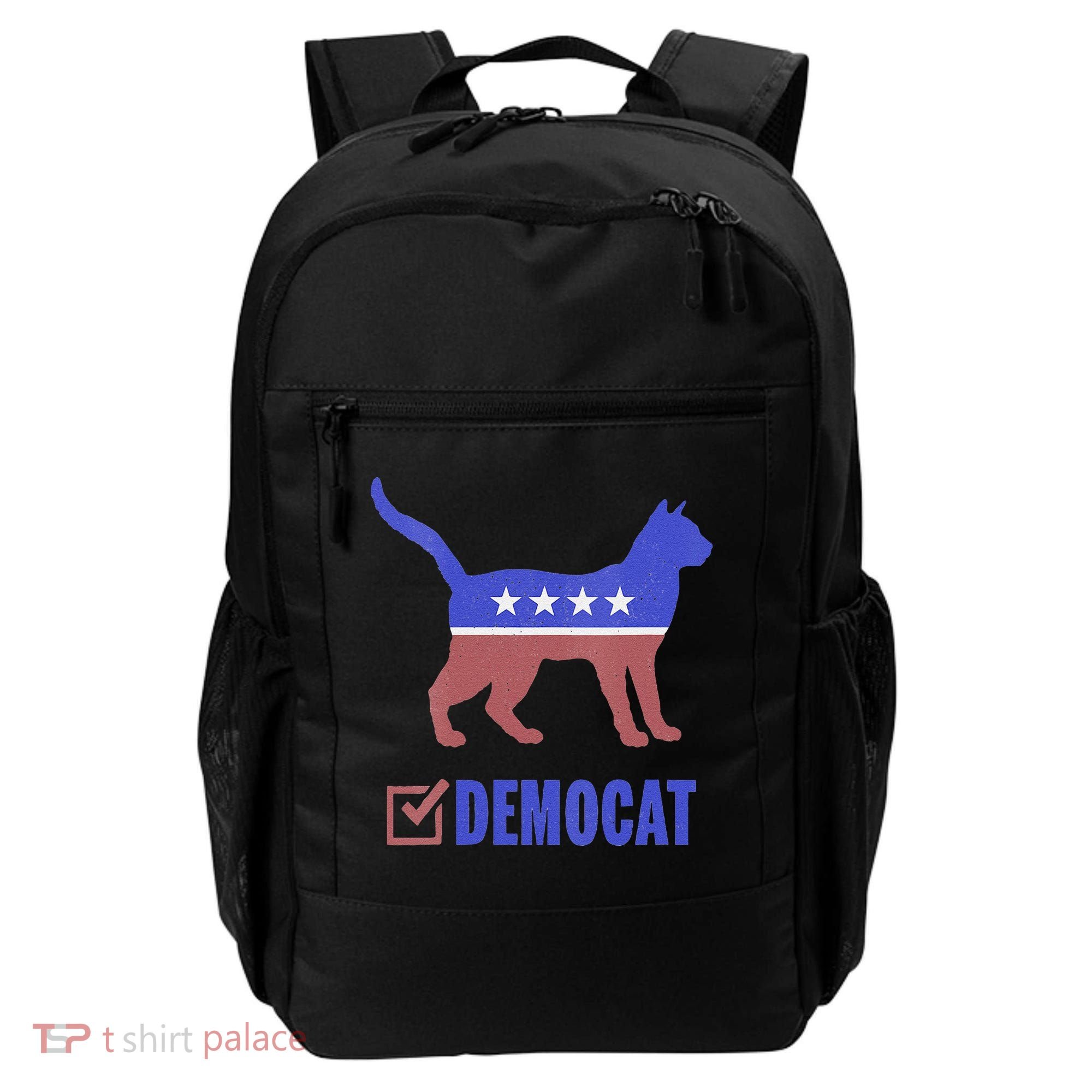 Democat Funny Cat Ladies For Kamala Yes We Kam Backpack