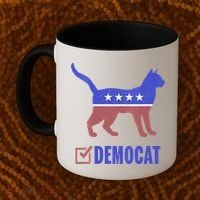 Democat Funny Cat Ladies For Kamala Yes We Kam Coffee Mug thumb 2
