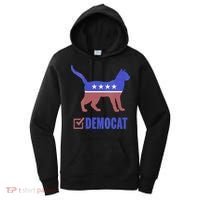 Democat Funny Cat Ladies For Kamala Yes We Kam Women's Hoodie thumb 0
