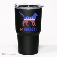 Democat Funny Cat Ladies For Kamala Yes We Kam Tumbler thumb 0