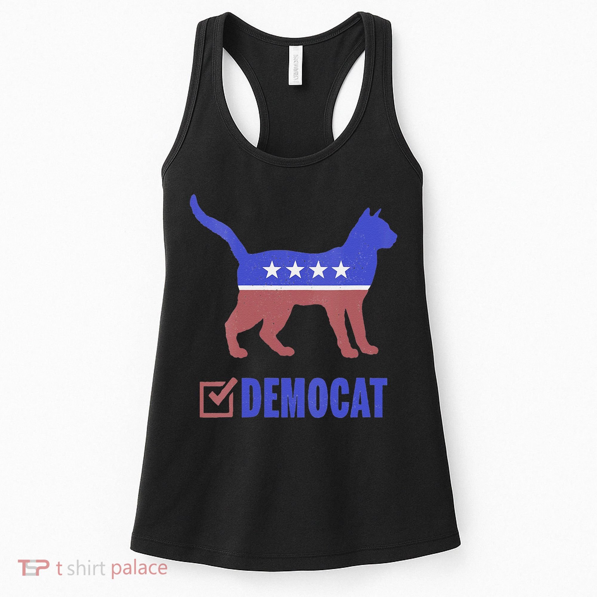 Democat Funny Cat Ladies For Kamala Yes We Kam Women's Tank Top