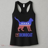 Democat Funny Cat Ladies For Kamala Yes We Kam Women's Tank Top thumb 3