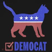 Democat Funny Cat Ladies For Kamala Yes We Kam Women's Tank Top thumb 5