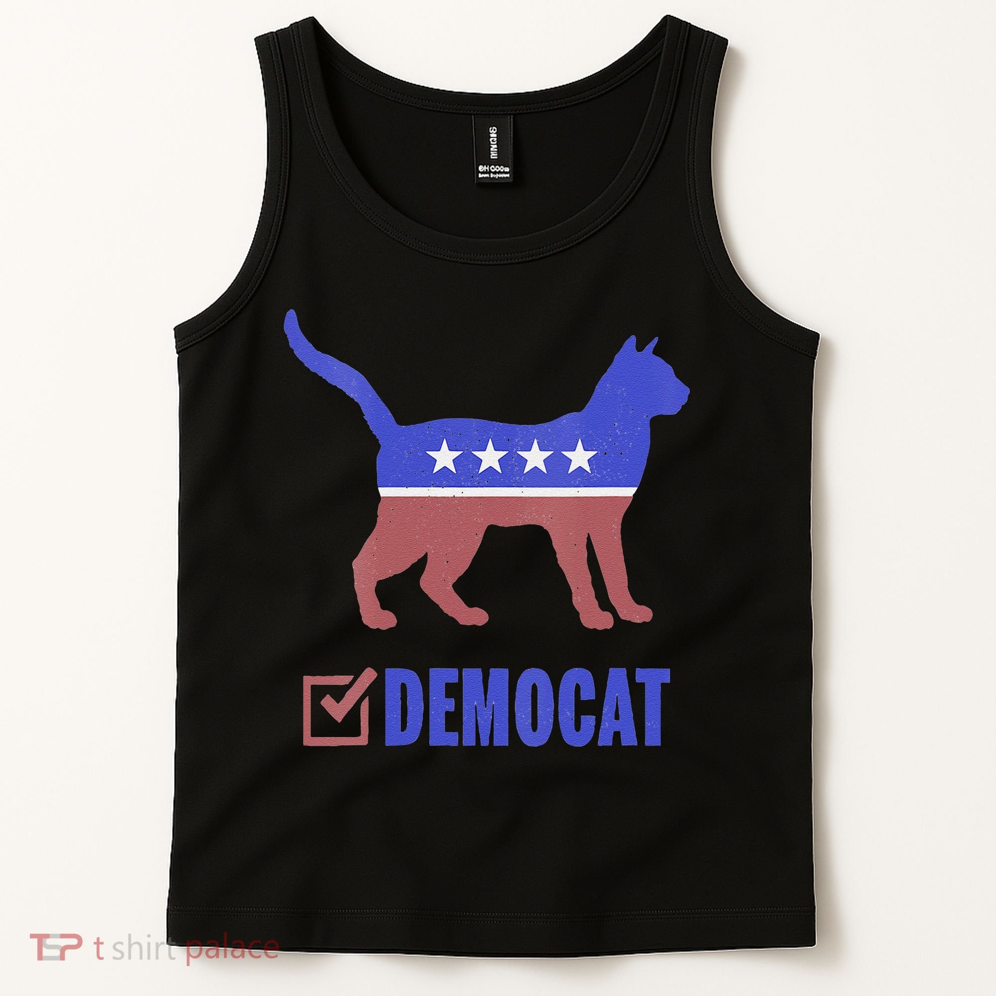 Democat Funny Cat Ladies For Kamala Yes We Kam Tank Top