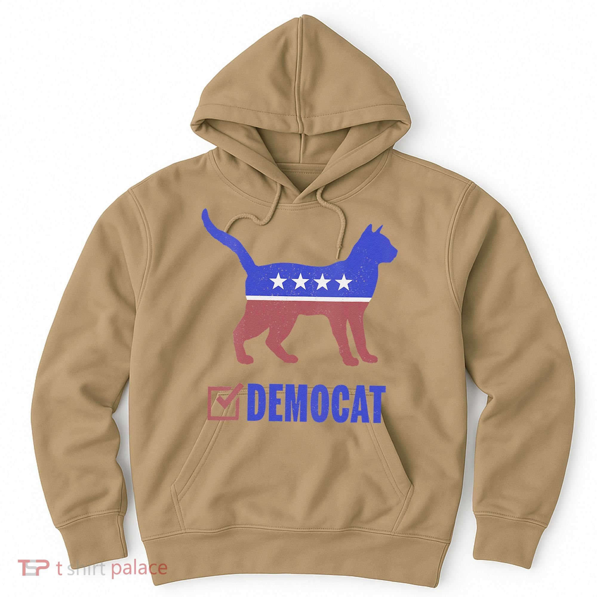 Democat Funny Cat Ladies For Kamala Yes We Kam Hoodie