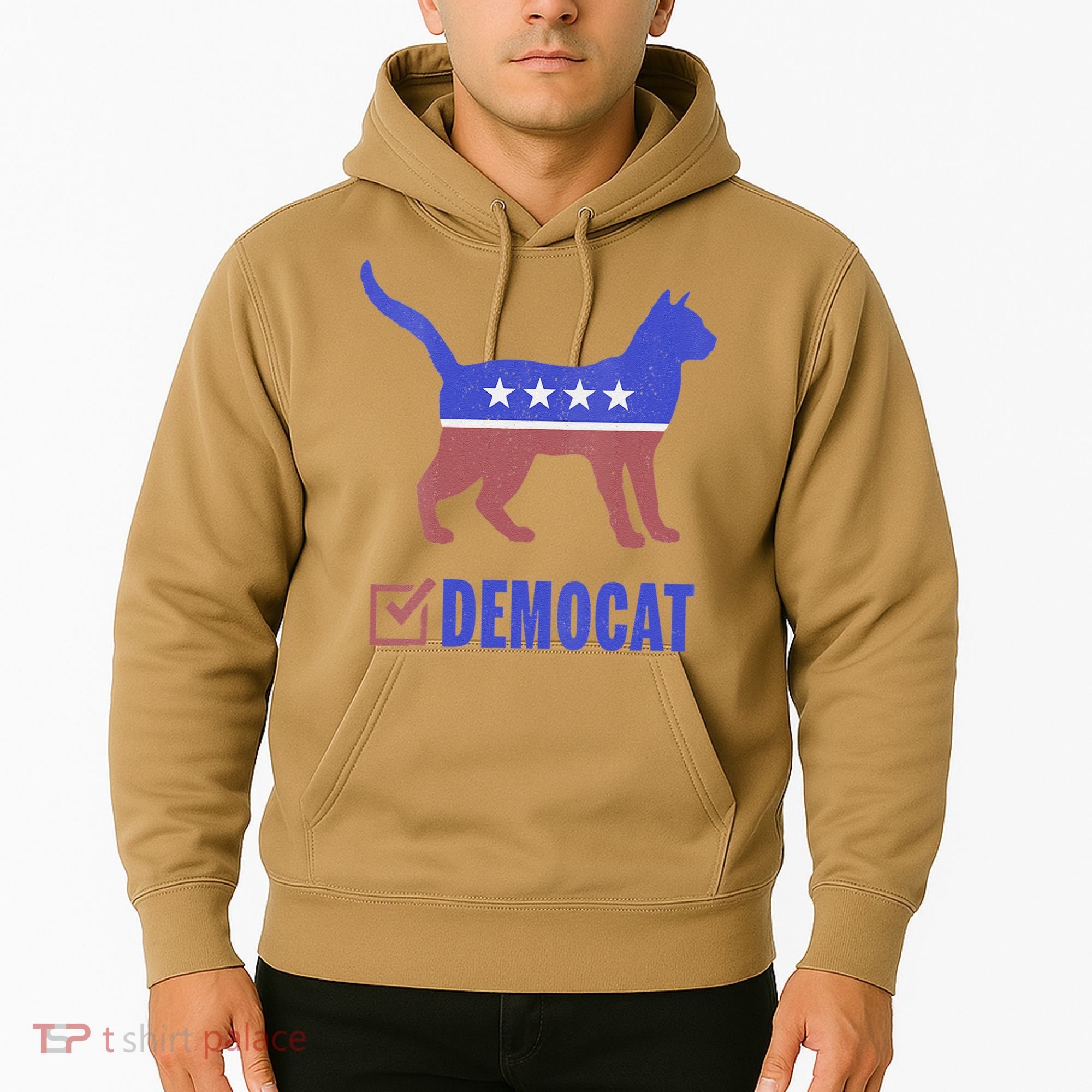 Democat Funny Cat Ladies For Kamala Yes We Kam Hoodie