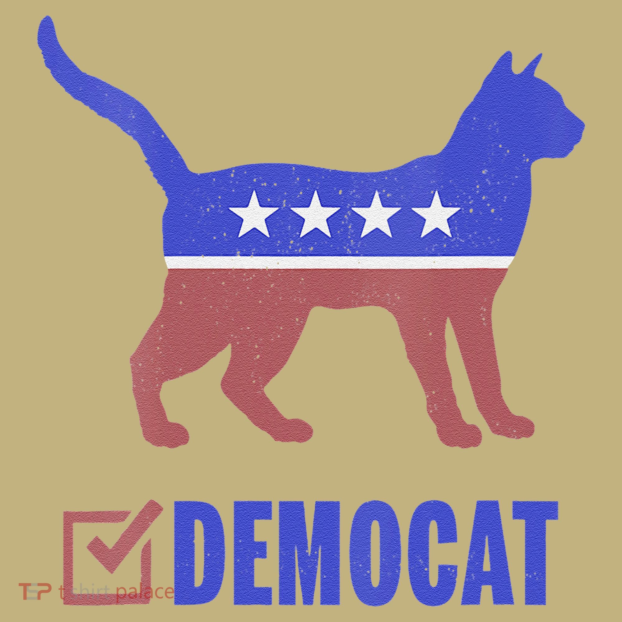 Democat Funny Cat Ladies For Kamala Yes We Kam Sweatshirt
