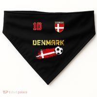 Denmark Flag Danish Pride Lovers USA-Made Doggie Bandana thumb 0