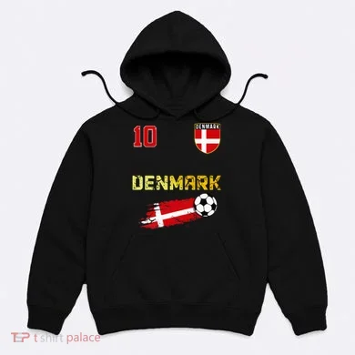 Denmark Flag Danish Pride Lovers Hoodie