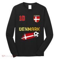 Denmark Flag Danish Pride Lovers Long Sleeve Shirt thumb 0