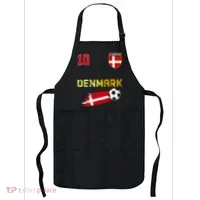 Denmark Flag Danish Pride Lovers Apron thumb 0