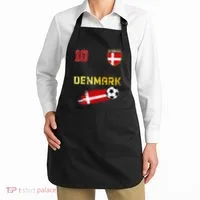 Denmark Flag Danish Pride Lovers Apron thumb 2