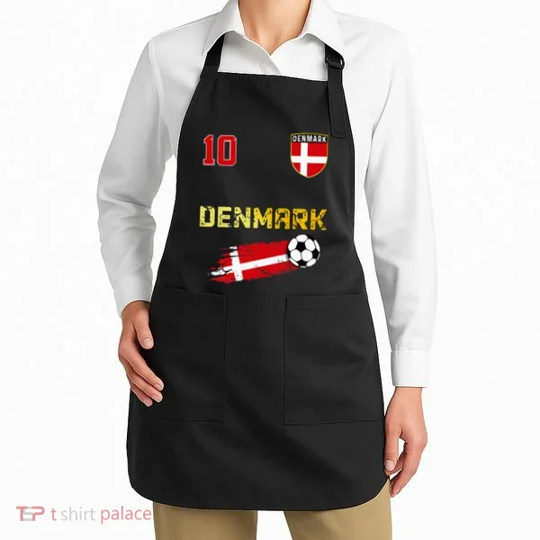 Denmark Flag Danish Pride Lovers Apron
