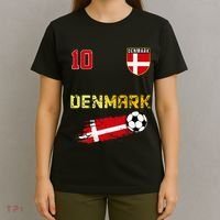 Denmark Flag Danish Pride Lovers T-Shirt thumb 4