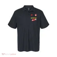 Denmark Flag Danish Pride Lovers Polo thumb 0