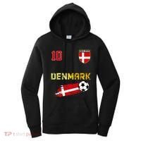 Denmark Flag Danish Pride Lovers Women's Hoodie thumb 0