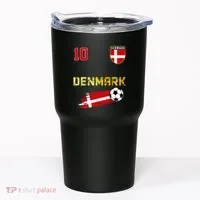 Denmark Flag Danish Pride Lovers Tumbler thumb 0