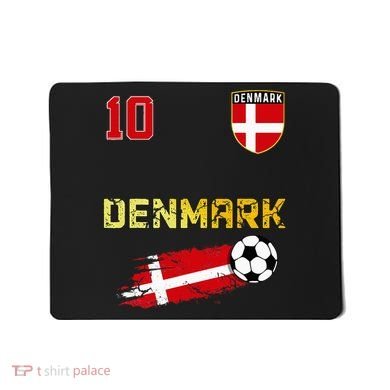Denmark Flag Danish Pride Lovers Mousepad