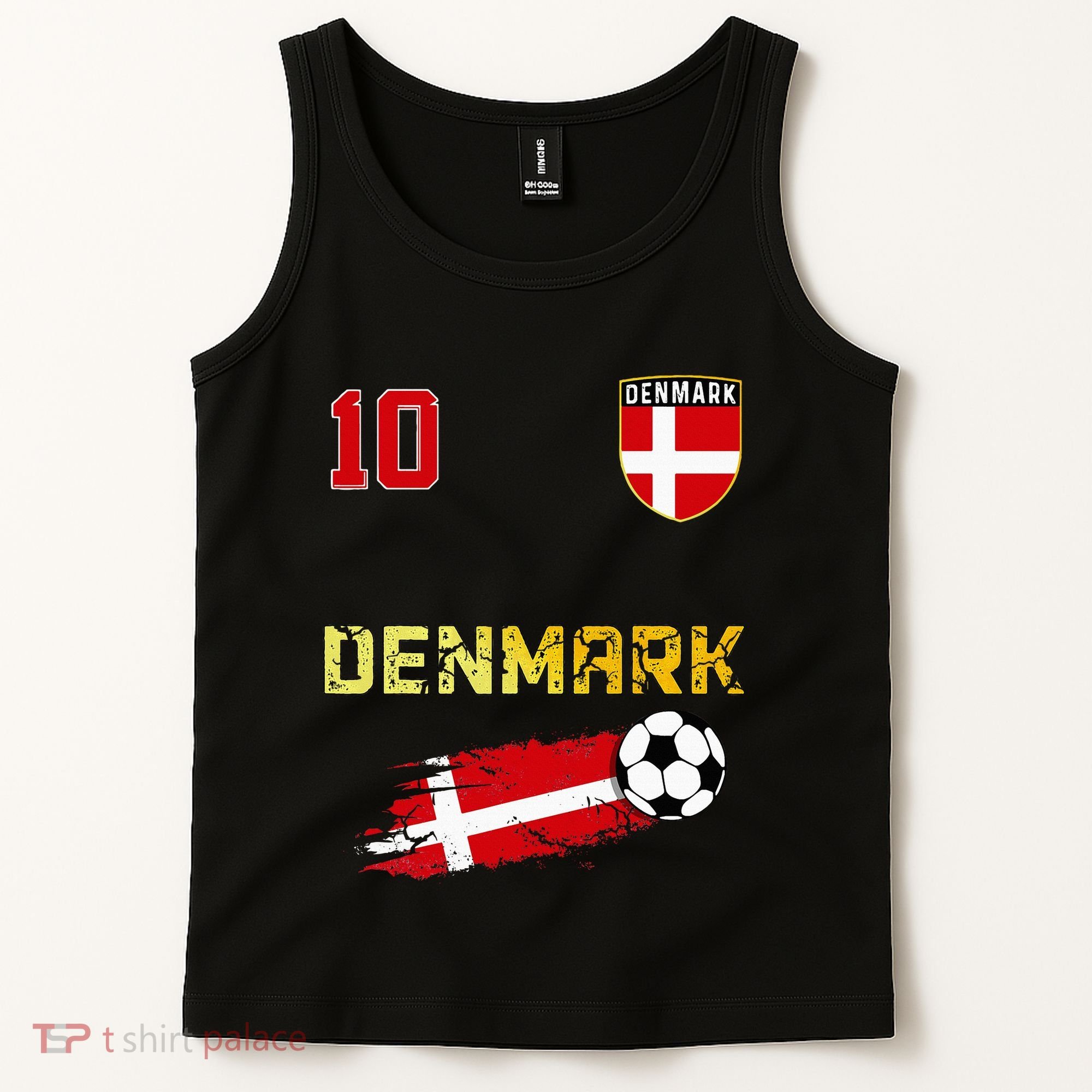 Denmark Flag Danish Pride Lovers Tank Top