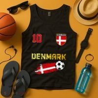 Denmark Flag Danish Pride Lovers Tank Top thumb 4