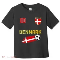 Denmark Flag Danish Pride Lovers Toddler T-Shirt thumb 0