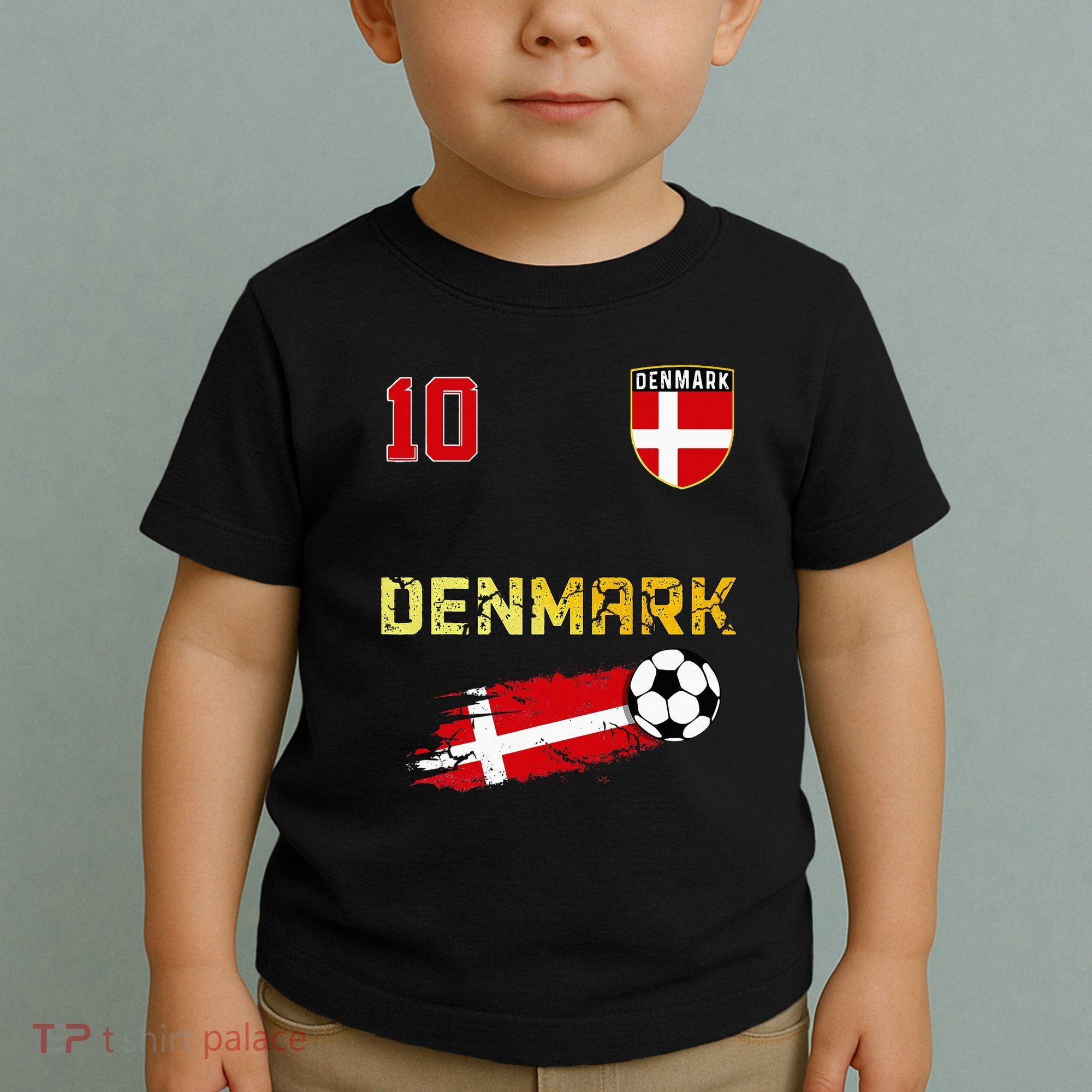 Denmark Flag Danish Pride Lovers Toddler T-Shirt