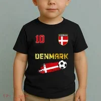 Denmark Flag Danish Pride Lovers Toddler T-Shirt thumb 2
