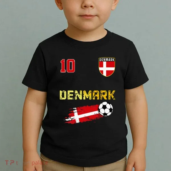 Denmark Flag Danish Pride Lovers Toddler T-Shirt