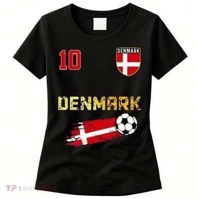 Denmark Flag Danish Pride Lovers Women's T-Shirt