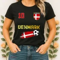 Denmark Flag Danish Pride Lovers Women's T-Shirt thumb 2