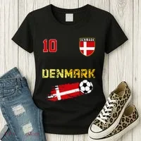 Denmark Flag Danish Pride Lovers Women's T-Shirt thumb 3