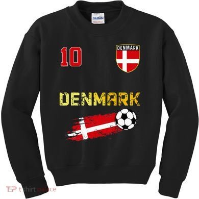 Denmark Flag Danish Pride Lovers Kids Sweatshirt