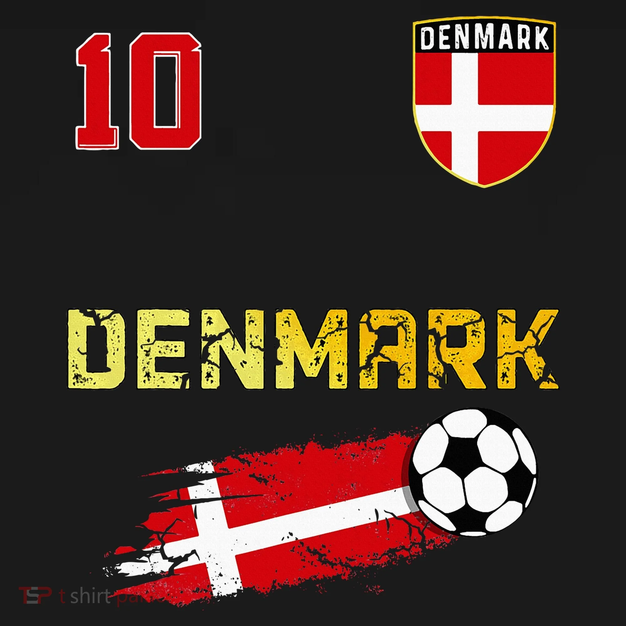 Denmark Flag Danish Pride Lovers Kids Long Sleeve Shirt